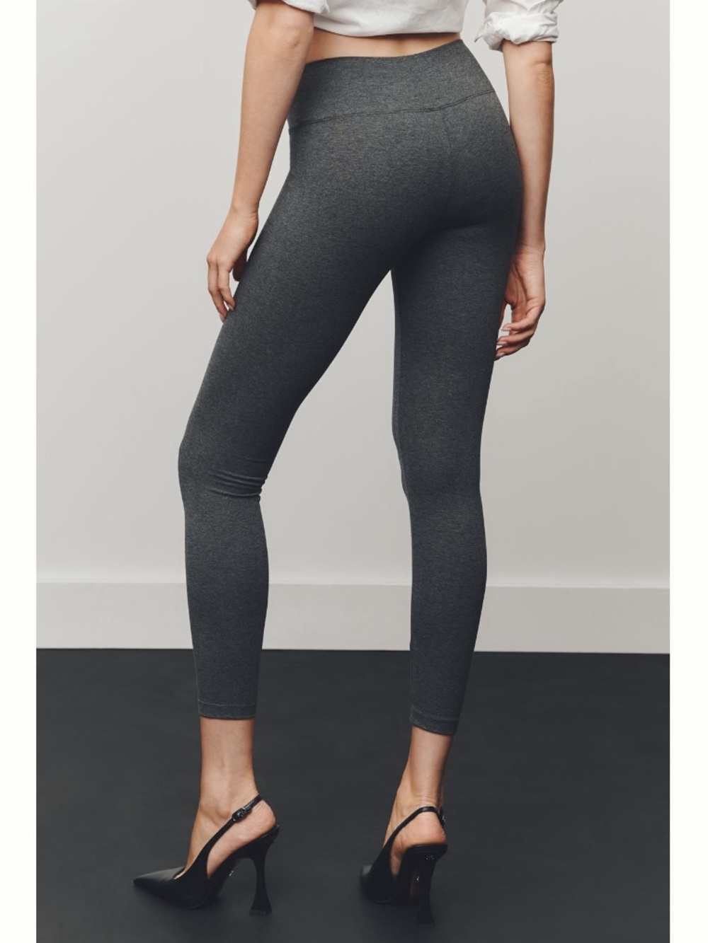 Anthropologie Gray Solid Leggings